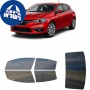 לרכב Renault Megane 2016 ציפוי חלונות שחורים רב פעמי סיליקון לחלונות קדמיים, אחוריים ולחלון האחורי