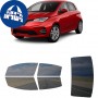 לרכב Renault Zoe 2021 ציפוי חלונות שחורים רב פעמי סיליקון לחלונות קדמיים, אחוריים ולחלון האחורי