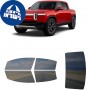 לרכב RIVIAN Cullinan 2019 ציפוי חלונות שחורים רב פעמי סיליקון לחלונות קדמיים, אחוריים ולחלון האחורי
