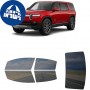לרכב Rivian R1S SUV Standard Coversge 2022 ציפוי חלונות שחורים רב פעמי סיליקון לחלונות קדמיים, אחוריים ולחלון האחורי