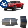 לרכב Rivian R1T Crew PU 2022 ציפוי חלונות שחורים רב פעמי סיליקון לחלונות קדמיים, אחוריים ולחלון האחורי