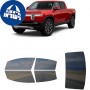 לרכב Rivian R1T Pickup Standard Coversge 2022 ציפוי חלונות שחורים רב פעמי סיליקון לחלונות קדמיים, אחוריים ולחלון האחורי