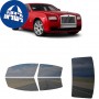 לרכב Rolls Royce Ghost Sedan 2010 ציפוי חלונות שחורים רב פעמי סיליקון לחלונות קדמיים, אחוריים ולחלון האחורי