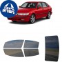לרכב Saab 9-3 Hatchback 1999 ציפוי חלונות שחורים רב פעמי סיליקון לחלונות קדמיים, אחוריים ולחלון האחורי