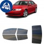 לרכב Saab 9-3 Sedan 2003 ציפוי חלונות שחורים רב פעמי סיליקון לחלונות קדמיים, אחוריים ולחלון האחורי