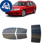 לרכב Saab 9-3 Station Wagon 2006 ציפוי חלונות שחורים רב פעמי סיליקון לחלונות קדמיים, אחוריים ולחלון האחורי