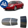 לרכב Saturn Aura Sedan 2007 ציפוי חלונות שחורים רב פעמי סיליקון לחלונות קדמיים, אחוריים ולחלון האחורי