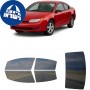 לרכב Saturn ION Two-door Coupe 2003 ציפוי חלונות שחורים רב פעמי סיליקון לחלונות קדמיים, אחוריים ולחלון האחורי