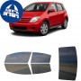 לרכב Scion xA Hatchback 2004 ציפוי חלונות שחורים רב פעמי סיליקון לחלונות קדמיים, אחוריים ולחלון האחורי