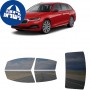 לרכב Skoda Octavia Touring 2021 ציפוי חלונות שחורים רב פעמי סיליקון לחלונות קדמיים, אחוריים ולחלון האחורי