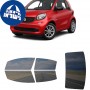 לרכב Smart Car ForTwo Two-door Coupe 2016 ציפוי חלונות שחורים רב פעמי סיליקון לחלונות קדמיים, אחוריים ולחלון האחורי