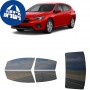 לרכב Subaru Impreza Hatchback 2024 ציפוי חלונות שחורים רב פעמי סיליקון לחלונות קדמיים, אחוריים ולחלון האחורי