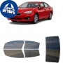 לרכב Subaru Impreza Sedan 2017 ציפוי חלונות שחורים רב פעמי סיליקון לחלונות קדמיים, אחוריים ולחלון האחורי