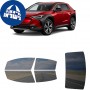 לרכב Subaru Solterra SUV 2023 ציפוי חלונות שחורים רב פעמי סיליקון לחלונות קדמיים, אחוריים ולחלון האחורי