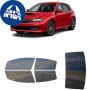 לרכב Subaru WRXSTI Hatchback 2008 ציפוי חלונות שחורים רב פעמי סיליקון לחלונות קדמיים, אחוריים ולחלון האחורי