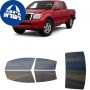 לרכב Suzuki Equator Crew PU 2009 ציפוי חלונות שחורים רב פעמי סיליקון לחלונות קדמיים, אחוריים ולחלון האחורי