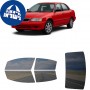 לרכב Suzuki Esteem Sedan 1995 ציפוי חלונות שחורים רב פעמי סיליקון לחלונות קדמיים, אחוריים ולחלון האחורי