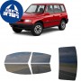 לרכב Suzuki Vitara SUV 1999 ציפוי חלונות שחורים רב פעמי סיליקון לחלונות קדמיים, אחוריים ולחלון האחורי