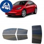 לרכב Tesla ModelY 2022 ציפוי חלונות שחורים רב פעמי סיליקון לחלונות קדמיים, אחוריים ולחלון האחורי