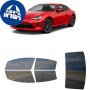 לרכב Toyota 86 Two-door Coupe 2017 ציפוי חלונות שחורים רב פעמי סיליקון לחלונות קדמיים, אחוריים ולחלון האחורי
