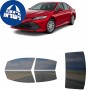 לרכב Toyota Camry 2018 ציפוי חלונות שחורים רב פעמי סיליקון לחלונות קדמיים, אחוריים ולחלון האחורי