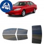 לרכב Toyota Camry Sedan 2002 ציפוי חלונות שחורים רב פעמי סיליקון לחלונות קדמיים, אחוריים ולחלון האחורי