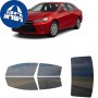 לרכב Toyota Camry Sedan 2015 ציפוי חלונות שחורים רב פעמי סיליקון לחלונות קדמיים, אחוריים ולחלון האחורי