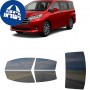 לרכב Toyota Elfa 2021 ציפוי חלונות שחורים רב פעמי סיליקון לחלונות קדמיים, אחוריים ולחלון האחורי