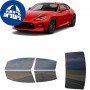 לרכב Toyota GR86 2022 ציפוי חלונות שחורים רב פעמי סיליקון לחלונות קדמיים, אחוריים ולחלון האחורי