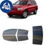 לרכב Toyota Highlander SUV 2001 ציפוי חלונות שחורים רב פעמי סיליקון לחלונות קדמיים, אחוריים ולחלון האחורי