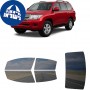 לרכב Toyota LandCruiser SUV 2008 ציפוי חלונות שחורים רב פעמי סיליקון לחלונות קדמיים, אחוריים ולחלון האחורי