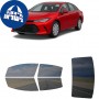 לרכב Toyota Model3 2019 ציפוי חלונות שחורים רב פעמי סיליקון לחלונות קדמיים, אחוריים ולחלון האחורי