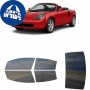 לרכב Toyota MR2 Two-door Convertible 2000 ציפוי חלונות שחורים רב פעמי סיליקון לחלונות קדמיים, אחוריים ולחלון האחורי