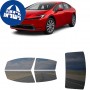 לרכב Toyota Prius 2023 ציפוי חלונות שחורים רב פעמי סיליקון לחלונות קדמיים, אחוריים ולחלון האחורי