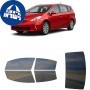 לרכב Toyota PriusV 2012 ציפוי חלונות שחורים רב פעמי סיליקון לחלונות קדמיים, אחוריים ולחלון האחורי