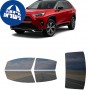 לרכב Toyota RAV4RAV4 Prime SUV 2019 ציפוי חלונות שחורים רב פעמי סיליקון לחלונות קדמיים, אחוריים ולחלון האחורי