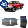 לרכב Toyota Tacoma Extd PU 2001 ציפוי חלונות שחורים רב פעמי סיליקון לחלונות קדמיים, אחוריים ולחלון האחורי