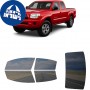 לרכב Toyota Tacoma Extd PU 2005 ציפוי חלונות שחורים רב פעמי סיליקון לחלונות קדמיים, אחוריים ולחלון האחורי