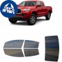 לרכב Toyota Tacoma Extd PU 2016 ציפוי חלונות שחורים רב פעמי סיליקון לחלונות קדמיים, אחוריים ולחלון האחורי