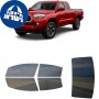 לרכב Toyota Tacoma TRD Sport Access Cab 2021 ציפוי חלונות שחורים רב פעמי סיליקון לחלונות קדמיים, אחוריים ולחלון האחורי