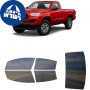 לרכב Toyota Tacoma Two-door 2016 ציפוי חלונות שחורים רב פעמי סיליקון לחלונות קדמיים, אחוריים ולחלון האחורי