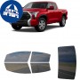 לרכב Toyota Tundra Extd PU 2022 ציפוי חלונות שחורים רב פעמי סיליקון לחלונות קדמיים, אחוריים ולחלון האחורי