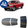 לרכב Toyota Tundra Four-door 2007 ציפוי חלונות שחורים רב פעמי סיליקון לחלונות קדמיים, אחוריים ולחלון האחורי
