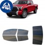 לרכב Toyota Tundra Limited Double Cab 2022 ציפוי חלונות שחורים רב פעמי סיליקון לחלונות קדמיים, אחוריים ולחלון האחורי