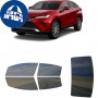 לרכב Toyota Venza SUV 2021 ציפוי חלונות שחורים רב פעמי סיליקון לחלונות קדמיים, אחוריים ולחלון האחורי