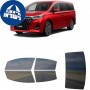 לרכב Trumpchi M8 2021 ציפוי חלונות שחורים רב פעמי סיליקון לחלונות קדמיים, אחוריים ולחלון האחורי