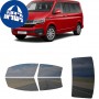 לרכב Volkswagen California6.1 2022 ציפוי חלונות שחורים רב פעמי סיליקון לחלונות קדמיים, אחוריים ולחלון האחורי