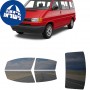 לרכב Volkswagen Eurovan MV 1992 ציפוי חלונות שחורים רב פעמי סיליקון לחלונות קדמיים, אחוריים ולחלון האחורי