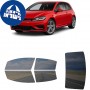 לרכב Volkswagen Golf 7 3 Door R 2019 ציפוי חלונות שחורים רב פעמי סיליקון לחלונות קדמיים, אחוריים ולחלון האחורי