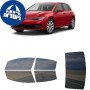 לרכב Volkswagen Golf 8 2021 ציפוי חלונות שחורים רב פעמי סיליקון לחלונות קדמיים, אחוריים ולחלון האחורי